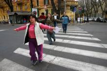 City walk with accompaniment